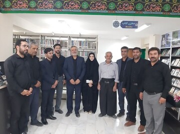 بازدید وزیر کار، تعاون و رفاه اجتماعی از کتابخانه ولی‌عصر(عج) شهر باباحیدر