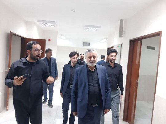 بازدید وزیر کار، تعاون و رفاه اجتماعی از کتابخانه ولی‌عصر(عج) شهر باباحیدر