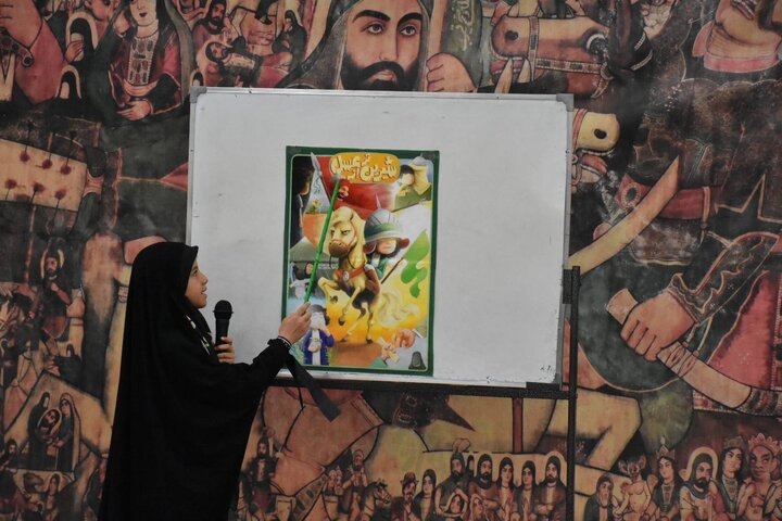 کارگاه آموزشی نقالی و پرده خوانی ویژه کتابداران در کتابخانه مرکزی تبریز 