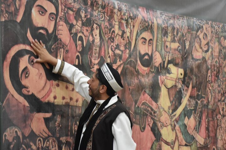 کارگاه آموزشی نقالی و پرده خوانی ویژه کتابداران در کتابخانه مرکزی تبریز 