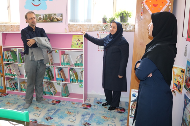 بازدید مدیرکل کتابخانههای عمومی استان سمنان از کتابخانههای عمومی ابوریحان بیرونی کلاته رودبار و ثامنالحجج دیباج