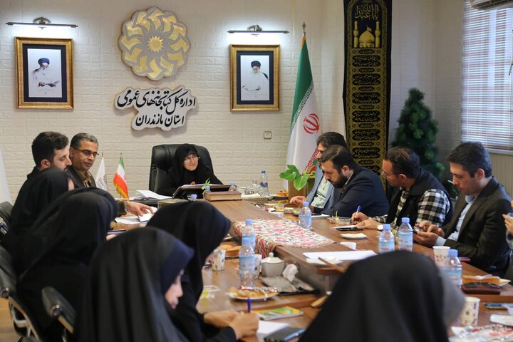 نشست خبری مدیرکل کتابخانههای عمومی مازندران با اصحاب رسانه