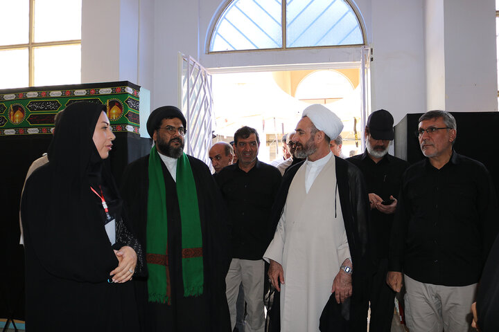 بازدید امام جمعه ایلام از موکب کتابخانه های عمومی در مهران