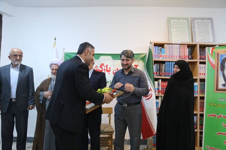 آیین بازگشائی مجدد کتابخانهی عمومی اسحاق درزیان بهنمیر بابلسر