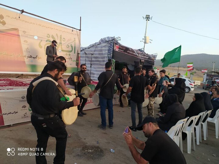 قدمگاه کتاب اربعین در موکب شین افتتاح شد