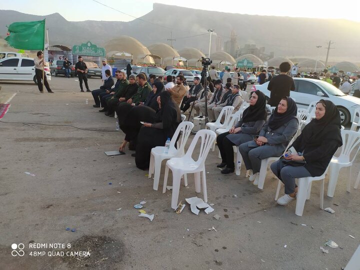 قدمگاه کتاب اربعین در موکب شین افتتاح شد