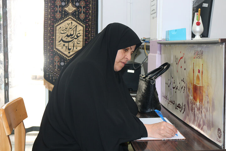 بازدید مسئولان و مدیران ایلام از موکب اربعین اداره کل کتابخانه های استان در مهران