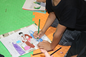 دومین روز فعالیت موکب فرهنگی- خدماتی اداره کل کتابخانه های عمومی استان ایلام