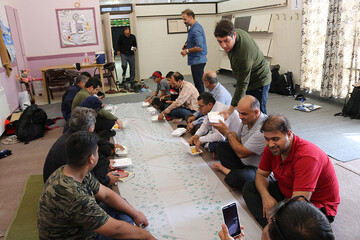 دومین روز فعالیت موکب فرهنگی- خدماتی اداره کل کتابخانه های عمومی استان ایلام