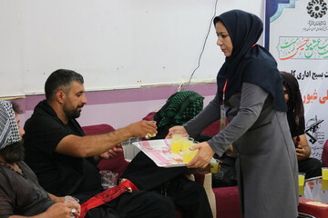 دومین روز فعالیت موکب فرهنگی- خدماتی اداره کل کتابخانه های عمومی استان ایلام