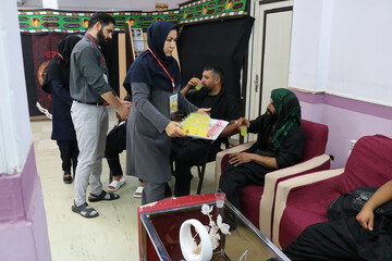 دومین روز فعالیت موکب فرهنگی- خدماتی اداره کل کتابخانه های عمومی استان ایلام