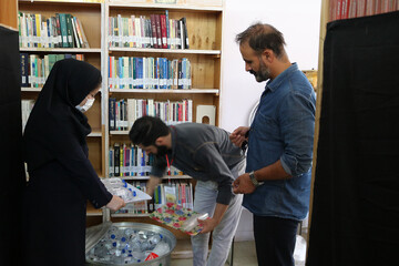 دومین روز فعالیت موکب فرهنگی- خدماتی اداره کل کتابخانه های عمومی استان ایلام