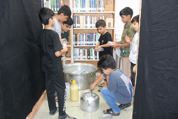 دومین روز فعالیت موکب فرهنگی- خدماتی اداره کل کتابخانه های عمومی استان ایلام