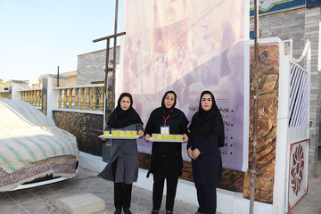 سومین روز فعالیت موکب فرهنگی- خدماتی اداره کل کتابخانه های عمومی استان ایلام