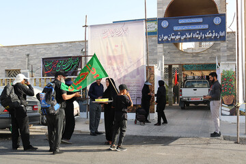 سومین روز فعالیت موکب فرهنگی- خدماتی اداره کل کتابخانه های عمومی استان ایلام