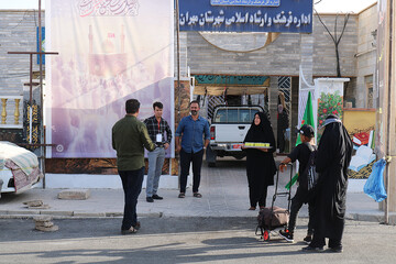 سومین روز فعالیت موکب فرهنگی- خدماتی اداره کل کتابخانه های عمومی استان ایلام