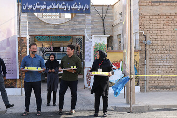 سومین روز فعالیت موکب فرهنگی- خدماتی اداره کل کتابخانه های عمومی استان ایلام