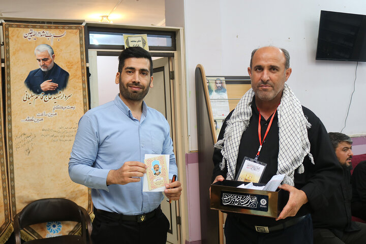 حضور جمعی از جامعه پزشکی و روزنامه‌نگاران کشور در موکب اربعین مهران 