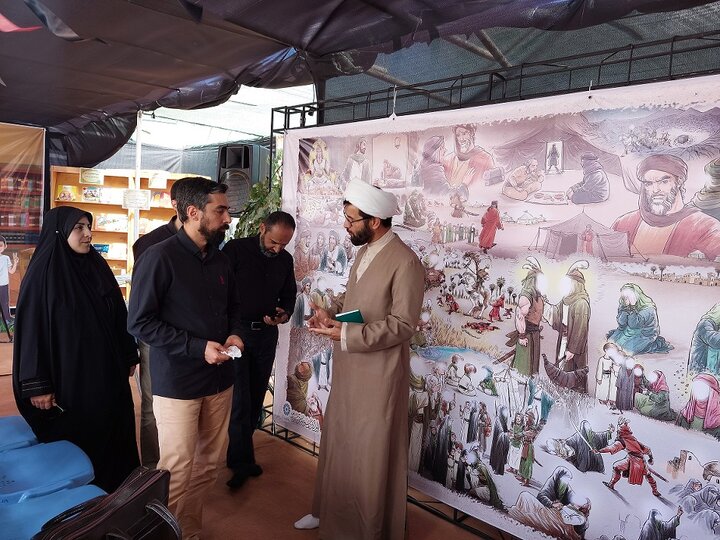 بازدید دبیرکل نهاد کتابخانههای عمومی کشور از موکب «کتابخانه حسینی»