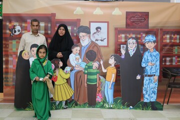 چهارمین روز فعالیت موکب فرهنگی- خدماتی اداره کل کتابخانه های عمومی استان ایلام
