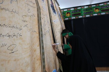 پنجمین روز فعالیت موکب فرهنگی- خدماتی اداره کل کتابخانه های عمومی استان ایلام