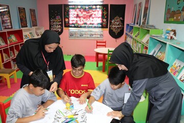 پنجمین روز فعالیت موکب فرهنگی- خدماتی اداره کل کتابخانه های عمومی استان ایلام