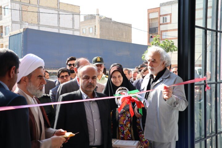 آین افتتاح کتابخانه عمومی فرهنگ کتابخانه مرکزی شهرستان بویین زهرا