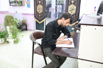 هفتمین روز فعالیت موکب فرهنگی اداره کل کتابخانه های عمومی استان ایلام