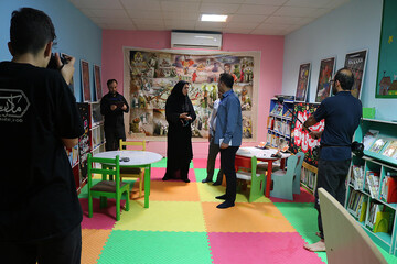هفتمین روز فعالیت موکب فرهنگی اداره کل کتابخانه های عمومی استان ایلام
