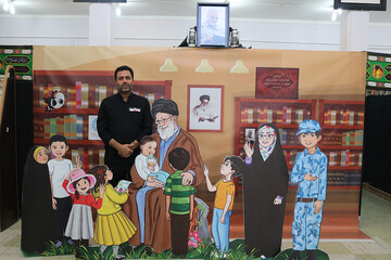 هفتمین روز فعالیت موکب فرهنگی اداره کل کتابخانه های عمومی استان ایلام