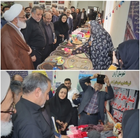 برپایی نمایشگاه ویژه خوداشتغالی و توانمندسازی شهرستان آرادان در کتابخانه عمومی شهید فهمیده