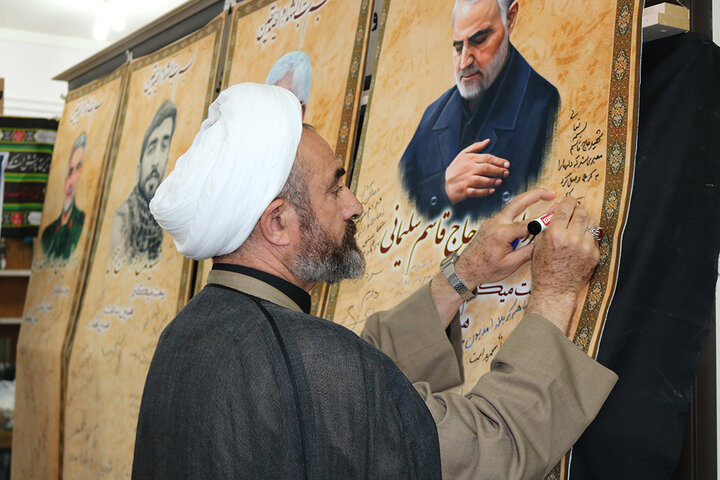 نماینده ولی فقیه در ایلام  و رئیس سازمان بسیج طلاب و روحانیون کشور از موکب اربعین بازدید کردند