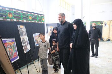 هشتمین روز فعالیت موکب فرهنگی- خدماتی اداره کل کتابخانه های عمومی استان ایلام