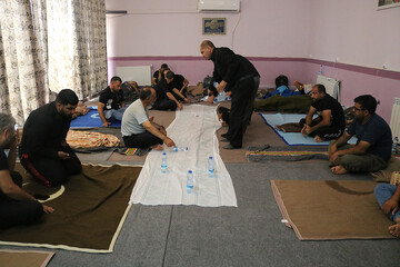 هشتمین روز فعالیت موکب فرهنگی- خدماتی اداره کل کتابخانه های عمومی استان ایلام