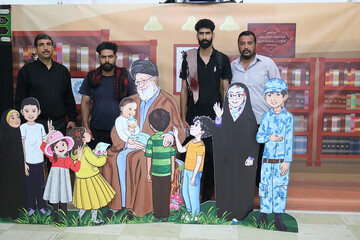 هشتمین روز فعالیت موکب فرهنگی- خدماتی اداره کل کتابخانه های عمومی استان ایلام