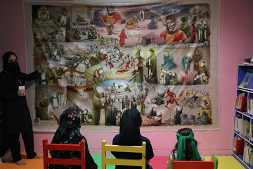 هشتمین روز فعالیت موکب فرهنگی- خدماتی اداره کل کتابخانه های عمومی استان ایلام