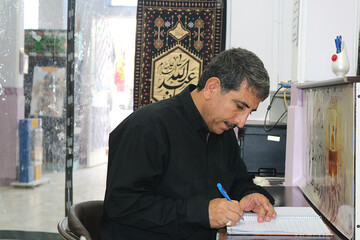 هشتمین روز فعالیت موکب فرهنگی- خدماتی اداره کل کتابخانه های عمومی استان ایلام