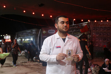 اجرای پویش زیارت نیابتی شهدا موکب فرهنگی- خدماتی اداره کل کتابخانه های عمومی استان ایلام