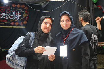 اجرای پویش زیارت نیابتی شهدا موکب فرهنگی- خدماتی اداره کل کتابخانه های عمومی استان ایلام