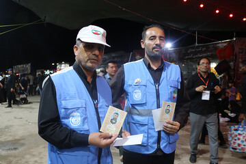 اجرای پویش زیارت نیابتی شهدا موکب فرهنگی- خدماتی اداره کل کتابخانه های عمومی استان ایلام