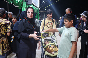 اجرای پویش زیارت نیابتی شهدا موکب فرهنگی- خدماتی اداره کل کتابخانه های عمومی استان ایلام