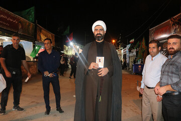 اجرای پویش زیارت نیابتی شهدا موکب فرهنگی- خدماتی اداره کل کتابخانه های عمومی استان ایلام