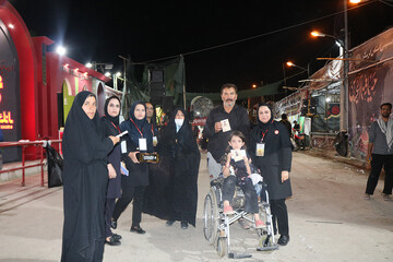 اجرای پویش زیارت نیابتی شهدا موکب فرهنگی- خدماتی اداره کل کتابخانه های عمومی استان ایلام