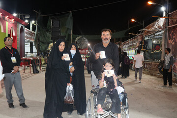 اجرای پویش زیارت نیابتی شهدا موکب فرهنگی- خدماتی اداره کل کتابخانه های عمومی استان ایلام