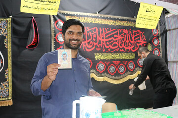 اجرای پویش زیارت نیابتی شهدا موکب فرهنگی- خدماتی اداره کل کتابخانه های عمومی استان ایلام