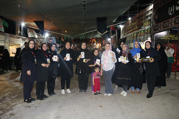 اجرای پویش زیارت نیابتی شهدا موکب فرهنگی- خدماتی اداره کل کتابخانه های عمومی استان ایلام