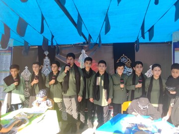 موکب اداره کل کتابخانه‌های عمومی استان تهران در مسیر پیاده‌روی جاماندگان اربعین