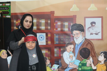 نهمین روز فعالیت موکب فرهنگی- خدماتی اداره کل کتابخانه های عمومی استان ایلام