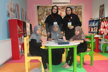 نهمین روز فعالیت موکب فرهنگی- خدماتی اداره کل کتابخانه های عمومی استان ایلام