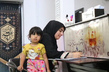 دهمین روز فعالیت موکب فرهنگی- خدماتی اداره کل کتابخانه های عمومی استان ایلام